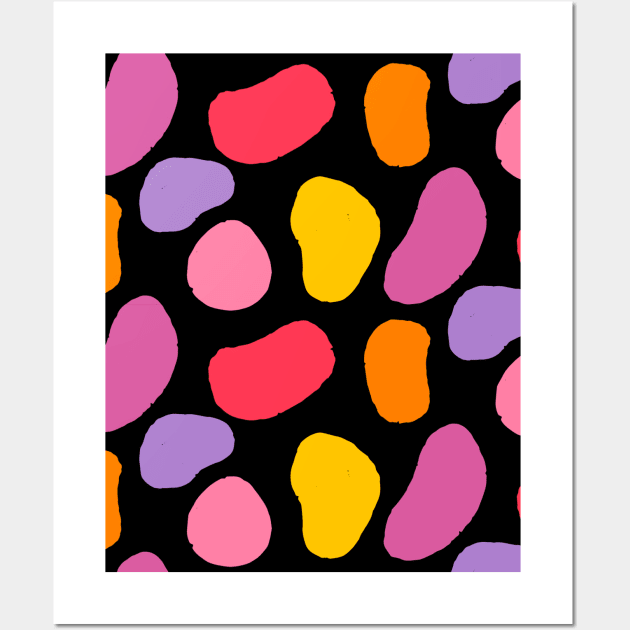 modern blob swatch pattern Wall Art by busines_night